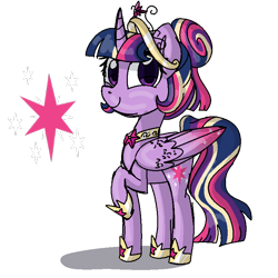 Size: 768x768 | Tagged: safe, artist:awoomarblesoda, imported from derpibooru, twilight sparkle, alicorn, pony, big crown thingy, female, jewelry, regalia, simple background, solo, transparent background, twilight sparkle (alicorn)