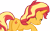 Size: 6985x4392 | Tagged: safe, artist:andoanimalia, imported from derpibooru, sunset shimmer, pony, unicorn, equestria girls, equestria girls series, spring breakdown, spoiler:eqg series (season 2), absurd resolution, butt, cute, eyes closed, female, mare, nuzzling, plot, shimmerbetes, simple background, smiling, solo, transparent background, vector