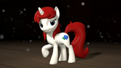 Size: 1920x1080 | Tagged: safe, artist:love-mist, imported from derpibooru, oc, oc only, oc:dixie thorn, pony, 3d, 3d model, gift art, solo, source filmmaker