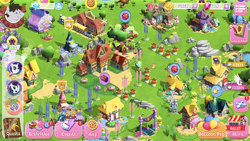 Size: 1334x750 | Tagged: safe, editor:undeadponysoldier, imported from derpibooru, pony, bits, gameloft, gem