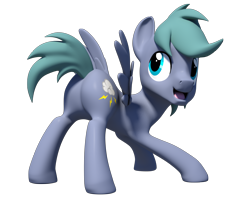 Size: 1280x1024 | Tagged: safe, artist:clawed-nyasu, imported from derpibooru, oc, oc only, oc:stormy bluff, pony, 3d, 3d model, butt, plot, simple background, solo, transparent background