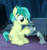 Size: 239x254 | Tagged: safe, imported from derpibooru, screencap, sandbar, earth pony, pony, uprooted, animated, clumsy, cropped, gif, male, sapling, solo, water, watering can