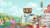 Size: 2000x1123 | Tagged: safe, imported from derpibooru, screencap, ocellus, silverstream, smolder, yona, yak, uprooted, apple, berries, berry, blueberry, bridge, candy, candy cane, checkerboard, chocolate, cloud, cup, cupcake, door, dream, falling, food, fruit, giant food, hat, house, plate, plates, ponyville, river, spoon, stairs, strawberry, stream, surreal, table, teapot