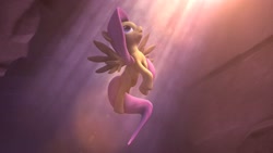 Size: 3072x1728 | Tagged: safe, artist:aeridiccore, imported from derpibooru, fluttershy, pony, 3d, female, solo, source filmmaker