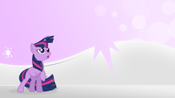 Size: 1920x1080 | Tagged: safe, artist:phantombadger, artist:vladimirmacholzraum, imported from derpibooru, twilight sparkle, pony, unicorn, female, mare, raised hoof, solo, unicorn twilight, vector, wallpaper, windswept mane