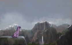 Size: 3840x2400 | Tagged: safe, artist:hardbrony, imported from derpibooru, twilight sparkle, alicorn, pony, female, mare, scenery, solo, twilight sparkle (alicorn)