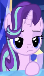 Size: 471x814 | Tagged: safe, imported from derpibooru, screencap, starlight glimmer, pony, unicorn, the parent map, starlight glimmer is not amused, starlight is not amused, unamused