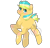 Size: 2300x2200 | Tagged: safe, artist:peachy-pea, imported from derpibooru, oc, oc only, earth pony, pony, solo