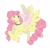 Size: 753x753 | Tagged: safe, artist:sleepymangos, imported from derpibooru, fluttershy, pegasus, pony, big ears, blushing, braid, braided ponytail, braided tail, cloven hooves, coat markings, collar, dappled, diamond, eyebrows, eyebrows visible through hair, female, floppy ears, mare, redraw, simple background, solo, spread wings, tongue out, unshorn fetlocks, white background, wings