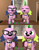 Size: 1671x2160 | Tagged: safe, artist:red4567, imported from derpibooru, sci-twi, spike, spike the regular dog, twilight sparkle, dog, equestria girls, 101 dalmatian street, 3d, brother and sister, comic, female, glasses, it's time to stop, male, paws, reaction image, siblings, source filmmaker, spike's dog collar, stop, twilight barkle