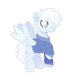 Size: 468x482 | Tagged: safe, artist:foxysparkle, imported from derpibooru, oc, oc only, pegasus, pony, base used, clothes, simple background, solo, sweater, transparent background