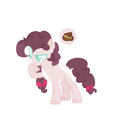 Size: 1280x1183 | Tagged: safe, artist:galaxyfoxy96, imported from derpibooru, oc, oc only, oc:candy cheese, earth pony, pony, colored pupils, female, mare, offspring, parent:cheese sandwich, parent:pinkie pie, parents:cheesepie, simple background, solo, transparent background