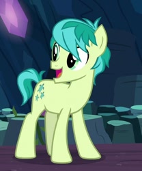 Size: 512x614 | Tagged: safe, imported from derpibooru, screencap, sandbar, earth pony, pony, uprooted, cropped, cute, hooves, sandabetes, smiling