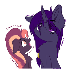 Size: 1024x1076 | Tagged: safe, artist:ezzerie, imported from derpibooru, oc, oc:lightshow love, oc:yoru night, bat pony, pony, unicorn, bat pony oc, colored, digital, duo, egyptian, simple background, transparent background