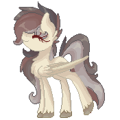 Size: 175x175 | Tagged: safe, artist:ezzerie, imported from derpibooru, oc, oc:wakeup call, pegasus, pony, animated, colored, digital, fluffy, gif, pixel art, shading, solo, wings