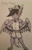 Size: 1024x1621 | Tagged: safe, artist:zalla661, imported from derpibooru, oc, oc only, oc:prisma allegro, anthro, hybrid, clothes, magical lesbian spawn, male, monochrome, offspring, parent:adagio dazzle, parent:rainbow dash, parents:rainbow dazz, solo, traditional art