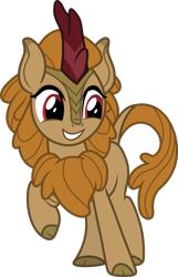 Size: 695x1080 | Tagged: safe, artist:iknowpony, imported from derpibooru, fern flare, kirin, sounds of silence, .svg available, background kirin, cute, female, fernabetes, flareabetes, simple background, smiling, solo, transparent background, vector