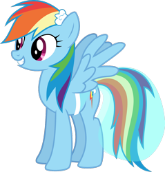 Size: 1032x1080 | Tagged: safe, artist:iknowpony, imported from derpibooru, rainbow dash, pegasus, pony, .svg available, clothes, dress, female, mare, simple background, smiling, solo, transparent background, vector