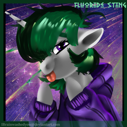 Size: 1920x1920 | Tagged: safe, artist:brainiac, imported from derpibooru, oc, oc only, oc:fluoride sting, pony, unicorn, female, mare, solo