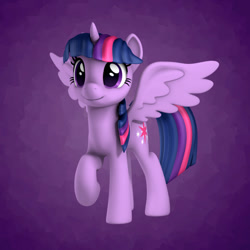 Size: 1000x1000 | Tagged: safe, artist:netburst-celeron, imported from derpibooru, twilight sparkle, alicorn, pony, 3d, blender, female, gimp, solo, twilight sparkle (alicorn)