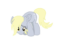 Size: 504x360 | Tagged: safe, artist:outofworkderpy, imported from derpibooru, derpy hooves, ditzy doo, pegasus, pony, comic:out of work derpy, comic, female, mare, outofworkderpy, sad, simple background, solo, tumblr, tumblr comic, white background