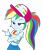 Size: 4000x4613 | Tagged: safe, artist:asrafpie, imported from derpibooru, rainbow dash, equestria girls, equestria girls series, spring breakdown, spoiler:eqg series (season 2), awesome, cap, cute, dashabetes, finger gun, finger guns, geode of super speed, hat, magical geodes, midriff, simple background, sleeveless, solo, transparent background