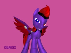 Size: 1200x900 | Tagged: safe, artist:odrios, imported from derpibooru, oc, oc only, oc:mix funk, pony, pony creator, 3d, heterochromia, ponylumen, solo