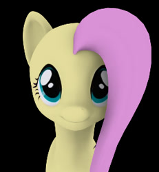 Size: 273x296 | Tagged: safe, artist:hashbro, imported from derpibooru, fluttershy, pony, 3d, 3d model, female, solo, wip