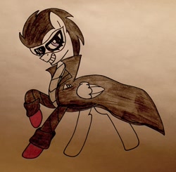 Size: 2297x2247 | Tagged: safe, artist:protesto, artist:starcadia, imported from derpibooru, oc, oc:pipe dream, pegasus, pony, adventurer, clothes, coat, crossover, joker (persona), longcoat, mask, persona, persona 5, phantom thief, ren amamiya, smiling