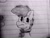 Size: 2560x1920 | Tagged: safe, artist:thebadbadger, imported from derpibooru, oc, oc:phire demon, earth pony, pony, bust, lineart, lined paper, pac-man eyes, pacman eyes, traditional art