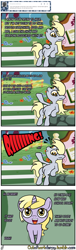 Size: 1280x4200 | Tagged: safe, artist:outofworkderpy, imported from derpibooru, derpy hooves, dinky hooves, pegasus, pony, unicorn, comic:out of work derpy, comic, duo, duo female, female, filly, hoof on belly, mare, mother and daughter, outofworkderpy, tumblr, tumblr comic
