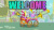 Size: 480x270 | Tagged: safe, edit, edited screencap, imported from derpibooru, screencap, cranky doodle donkey, pinkie pie, pony, a friend in deed, season 2, animated, caption, cart, eyes closed, gif, happy, image macro, party, ponyville, slide, sliding, song, text, welcome, welcome song