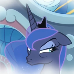 Size: 572x567 | Tagged: safe, imported from derpibooru, screencap, princess luna, alicorn, pony, sparkle's seven, grumpy