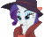 Size: 540x451 | Tagged: safe, imported from derpibooru, screencap, rarity, pony, unicorn, sparkle's seven, animated, detective rarity, eyebrow wiggle, female, gif, simple background, transparent background