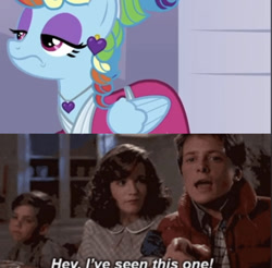 Size: 1062x1047 | Tagged: safe, imported from derpibooru, rainbow dash, human, sparkle's seven, back to the future, megaradash, meme, my little pony, rainbow dash always dresses in style