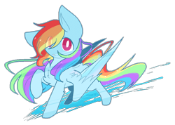 Size: 915x650 | Tagged: safe, artist:jisuppe, imported from derpibooru, rainbow dash, pegasus, pony, chest fluff, chibi, female, mare, raised hoof, simple background, solo, transparent background, watermark