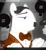 Size: 541x584 | Tagged: safe, edit, edited screencap, imported from derpibooru, screencap, rainbow dash, rarity, earth pony, pony, sparkle's seven, 'allo 'allo, antisemitism, armband, bowtie, clothes, facial hair, hate, hitler moustache, investigator dash, male, national socialism, nazi armband, nazi uniform, not racist, religion, rene artois, speech bubble, stallion, swastika, uniform