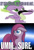 Size: 660x985 | Tagged: artist needed, safe, editor:undeadponysoldier, imported from derpibooru, pinkie pie, spike, dragon, earth pony, date, facial hair, female, male, mare, meme, moustache, pinkamena diane pie, pinkamenaspike, pinkiespike, shipping, straight, text