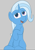 Size: 862x1223 | Tagged: safe, artist:null serene, imported from derpibooru, trixie, pony, unicorn, female, missing cutie mark, solo