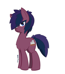 Size: 598x677 | Tagged: safe, artist:flylash1, artist:flylash6009, imported from derpibooru, oc, oc:sour check, earth pony, pony