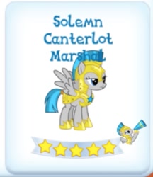 Size: 335x388 | Tagged: safe, imported from derpibooru, windstorm, pegasus, pony, armor, female, gameloft, guardsmare, mare, royal guard, solemn canterlot marshal, solo