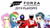 Size: 750x422 | Tagged: safe, imported from derpibooru, fluttershy, indigo zap, rainbow dash, sugarcoat, fanfic:equestria motorsports, fanfic:shadowbolts racing, equestria girls, clothes, driver, eqg promo pose set, forza motorsport, helmet, motorsport, racing driver, racing suit, simple background, tanktop, white background, youtube link in the description, youtube thumbnail