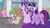 Size: 1920x1080 | Tagged: safe, imported from derpibooru, screencap, spike, starlight glimmer, twilight sparkle, alicorn, dragon, pony, unicorn, sparkle's seven, female, male, scroll, twilight sparkle (alicorn), winged spike, wings