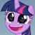 Size: 1080x1080 | Tagged: safe, edit, imported from derpibooru, screencap, shining armor, twilight sparkle, alicorn, pony, unicorn, sparkle's seven, eye, eye reflection, eyes, faic, female, implied incest, implied infidelity, implied shiningsparkle, implied shipping, implied straight, mare, pudding face, reflection, solo, twilight sparkle (alicorn)
