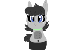 Size: 572x379 | Tagged: safe, artist:nootaz, imported from derpibooru, oc, oc only, oc:roomby, object pony, original species, roomba pony, animated, dancing, ponified, simple background, solo, transparent background