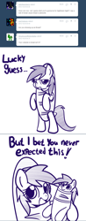 Size: 750x1912 | Tagged: safe, artist:datahmedz, imported from derpibooru, sunshower raindrops, pony, raindropsanswers, ask, bread, female, food, monochrome, solo, that pony sure does love bread, tumblr