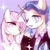 Size: 900x900 | Tagged: safe, artist:jojofassbender, imported from derpibooru, fancypants, fleur-de-lis, pony, unicorn, bowtie, colored hooves, duo, fancyfleur, female, male, mare, monocle, shipping, stallion, straight, unshorn fetlocks