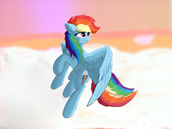 Size: 3264x2448 | Tagged: safe, artist:d.w.h.cn, imported from derpibooru, rainbow dash, pegasus, pony, ear fluff, female, mare, solo