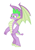 Size: 920x1332 | Tagged: safe, derpibooru exclusive, edit, editor:proto29, imported from derpibooru, spike, anthro, dracony, dragon, hybrid, unguligrade anthro, fangs, male, older, older spike, race swap, simple background, solo, species swap, transformation, white background, winged spike, wings