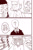 Size: 2400x3600 | Tagged: safe, artist:cold-blooded-twilight, imported from derpibooru, limestone pie, oc, oc:anon, human, pony, angry, anonymous, blushing, comic, dialogue, interspecies, limetsun pie, manga, manga style, no pupils, parody, speech bubble, speed lines, tsundere